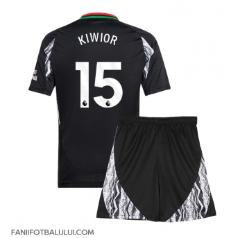 Arsenal Jakub Kiwior #15 Echipament de Fotbal Replică 2024-25 Copii Deplasare (+ Șorturi)